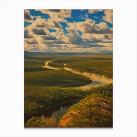 Kakadu National Park Australia Vintage Poster Canvas Print