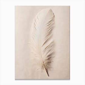 White Feather 3 Canvas Print