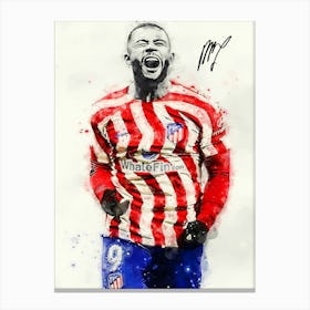 Memphis Depay Signature Canvas Print