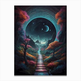 Path To The Stars 1 Canvas Print