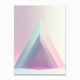 Abstract Triangle Canvas Print