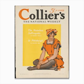 Collier's, The National Weekly, Edward Penfield Canvas Print