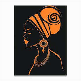 African Woman 191 Canvas Print