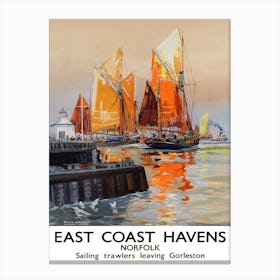 East Coast Havens, Norfolk Canvas Print