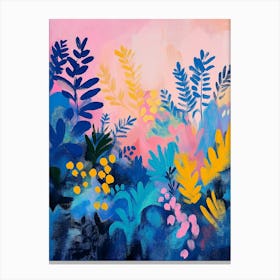 Blue And Yellow Canvas Print