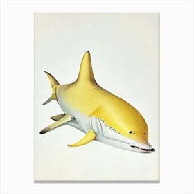 Lemon Shark Vintage Canvas Print