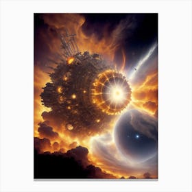 Spaceship Canvas Print