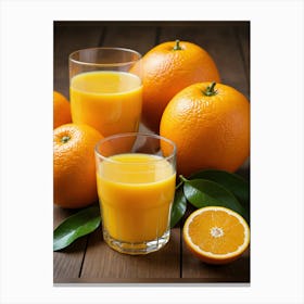 Orange Juice Canvas Print