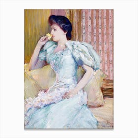 Lillie (Lillie Langtry), Frederick Childe Hassam Canvas Print