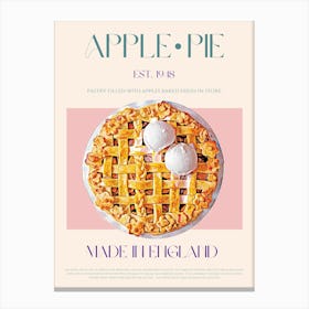 Apple Pie Mid Century Canvas Print