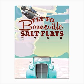 Fly To Bonville Salt Flats Canvas Print