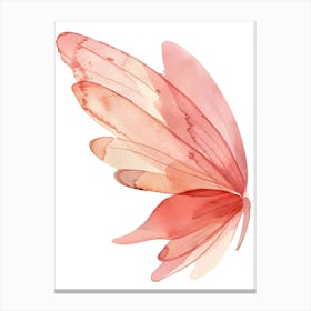 Watercolor Butterfly Wing Canvas Print