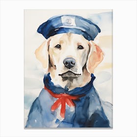 Sailor Dog 2 Canvas Print