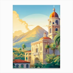 Church In The Mountains 1 Canvas Print