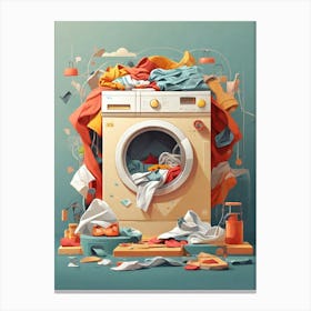 Laundry Day Canvas Print