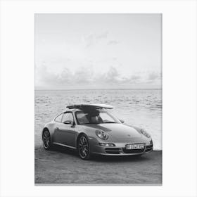 Sleek Surf Car Canvas Print