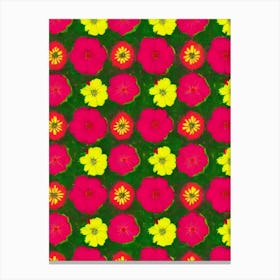 Hibiscus Andy Warhol Flower Canvas Print
