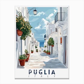 Puglia, Italy With Olives Tree Canvas Print