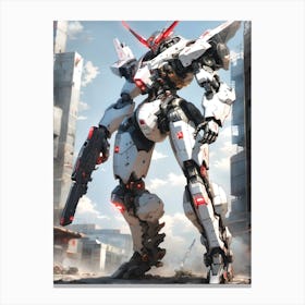 Gundam Robot Canvas Print