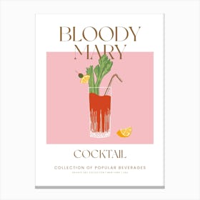 Bloody Mary Cocktail Canvas Print