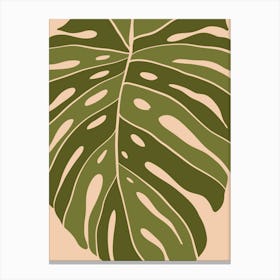 Monstera Leaf 4 Canvas Print