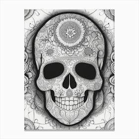 Sugar Skull 1 Canvas Print