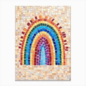 Rainbow Mosaic Canvas Print