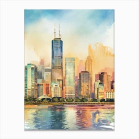 Chicago Skyline Canvas Print