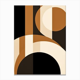 Bauhaus Flux: Shapes in Motion Canvas Print