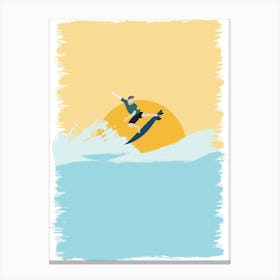 Surfer Canvas Print