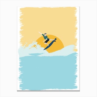 Surfer Canvas Print