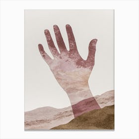 Hand Of Jesus Canvas Print