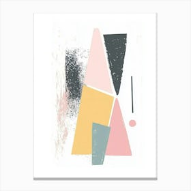 Abstract Triangles 2 Canvas Print