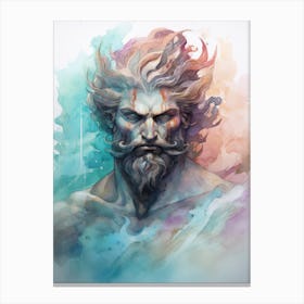 Illustration Of A Poseidon 8 Canvas Print