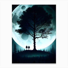 Full Moon Canvas Print