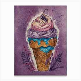 Ice Cream Cone 5 Canvas Print