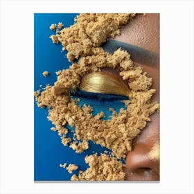 Gold Sand Canvas Print