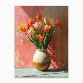 Tulips In A Vase 1 Canvas Print