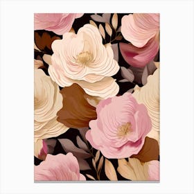 Seamless Floral Pattern 51 Canvas Print