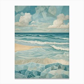 Ocean Blue Canvas Print