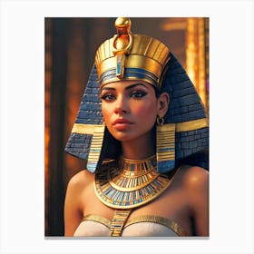 Cleopatra Portrait Artwork 21 Canvas Print