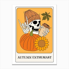 Autumn Enthusiast Tarot Canvas Print