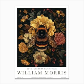 William Morris Print, William Morris Exhibition Print, William Morris Poster, Vintage Wall Art, Textiles Art, Vintage Poster, Bee wall Art Canvas Print