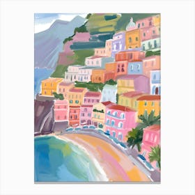 Amalfi Coast La Dolce Vita Poster 8 Canvas Print