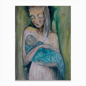 Mother And Child, Love Canvas Print