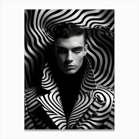 Zig Zag Man Canvas Print