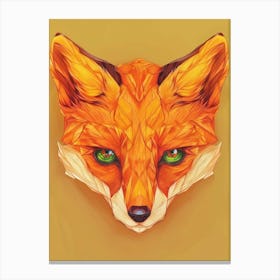 Abstract Fox 3 Canvas Print