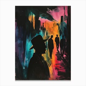 Silhouettes Canvas Print