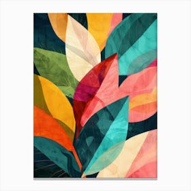 Abstract Leaves 35 Canvas Print