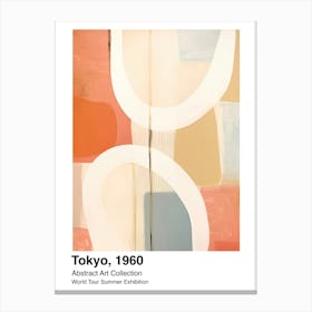 World Tour Exhibition, Abstract Art, Tokyo, 1960 3 Canvas Print